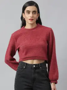 Latin Quarters Women Crop Pullover Sweaters