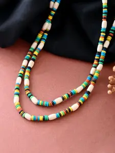 RICHEERA Artificial Beads Beaded Necklace