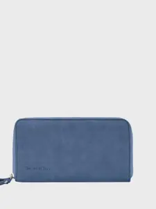 The Wallet Store Solid Zip Around Wallet