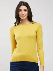 FableStreet Women Buttoned Sleeve Pullover