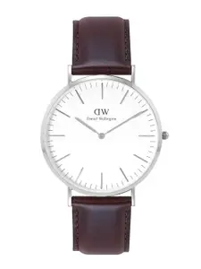 Daniel Wellington Men Dial & Leather Straps Analogue Watch DW00100023K