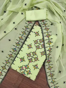 Maroosh Floral Embellished Unstitched Dress Material