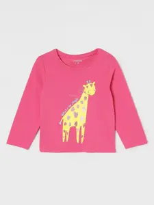 Juniors by Lifestyle Girls Graphic Printed Pure Cotton T-shirt