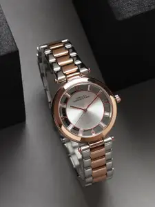 French Connection Women Stainless Steel Bracelet Style Straps Analogue Watch FCN0114RTM