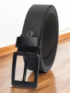 The Roadster Lifestyle Co Men Textured Leather Formal Belt