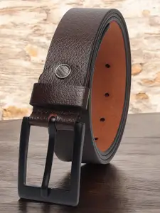 The Roadster Lifestyle Co Men Textured Formal Belt