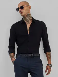 Snitch Men Smart Slim Fit Casual Shirt