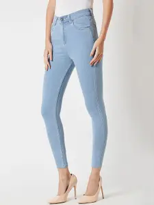Miss Chase Women Clean Look Skinny Fit High-Rise Stretchable Jeans