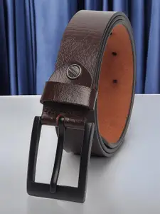 The Roadster Lifestyle Co Men Textured Leather Formal Belt