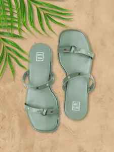 POSTCARD Women Embellished One Toe Flats