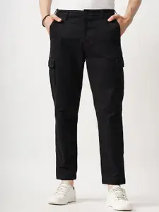 British Club Men Smart Straight Fit Low-Rise Chinos Trousers