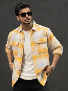 Powerlook  Checked Casual Shirt