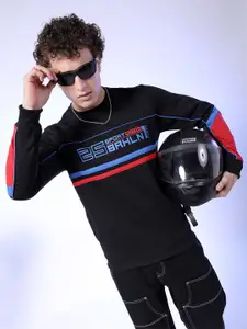 The Indian Garage Co Men Colourblocked Sweatshirt