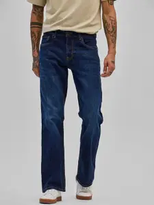 Snitch Men Classic Bootcut Light Fade Stretchable Jeans