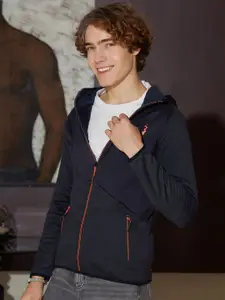 Campus Sutra Men Lightweight Open Front Jacket