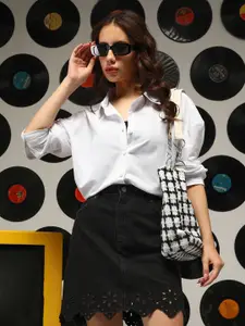 Campus Sutra Women Comfort Opaque Casual Shirt