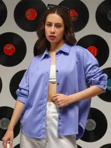 Campus Sutra Women Comfort Opaque Casual Shirt