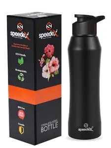 Speedex Black Stainless Steel Single Wall Vacuum Water Bottle 1L