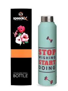 Speedex Blue & Red Printed Stainless Steel Single Wall Vacuum Water Bottle 1L