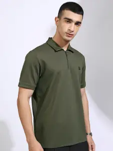 HIGHLANDER Men Polo Collar T-shirt