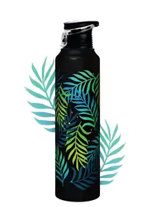 Speedex Green Floral Printed Stainless Steel Printed Single Wall Vacuum Water Bottle 1L