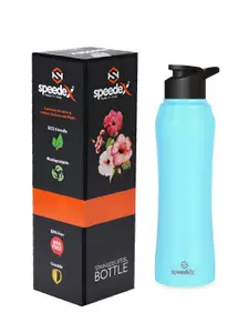 Speedex Turquoise Blue Stainless Steel Single Wall Vacuum Water Bottle 1 L