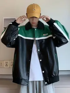 StyleCast Men Colourblocked Open Front Jacket