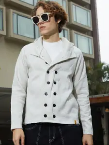 Campus Sutra Men Lightweight Double-Breasted Jacket