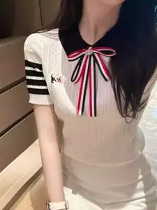 KPOP Women Graphic Printed Cotton Pullover