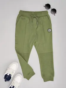 Pantaloons Junior Boys Pure Cotton Mid-Rise Regular Fit Joggers