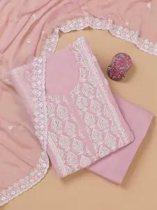 Koskii Ethnic Motifs Embroidered Beads & Stones Unstitched Dress Material