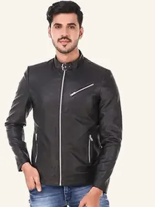 Leather Retail Men Biker Jacket