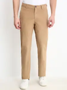 Allen Solly Men Mid-Rise Slim Fit Trousers