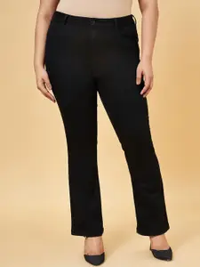 Honey Curvytude by Pantaloons Women Flared High-Rise Jeans