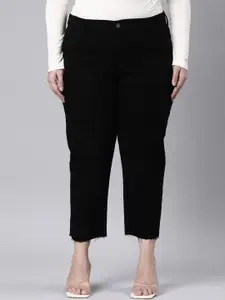 Go Colors Women Mid Rise Cropped Jeans