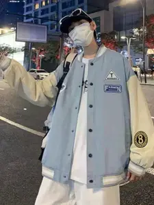 StyleCast Men Typography Open Front Jacket