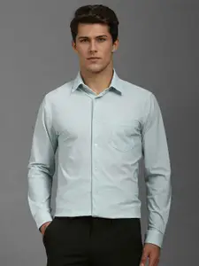 Louis Philippe Men Slim Fit Opaque Printed Formal Shirt