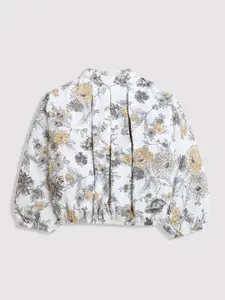 Tiny Girl Floral Printed Blouson Top