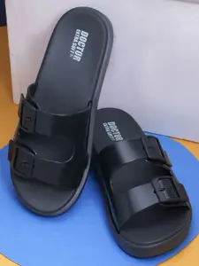 DOCTOR EXTRA SOFT Women Double Buckle Croslite Sliders