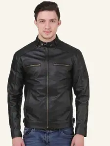 Leather Retail Men Biker Jacket