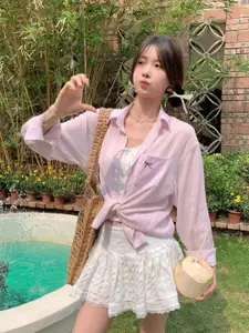 HERE&NOW Women Comfort Opaque Casual Shirt