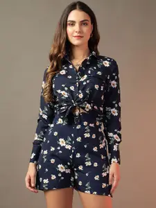 Trend Arrest Floral Printed Shirt & Shorts