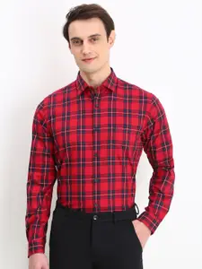 Allen Solly Men Slim Fit Opaque Checked Formal Shirt