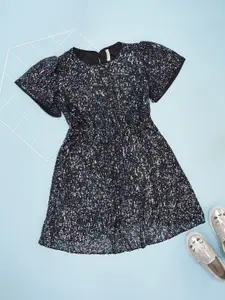 Pantaloons Junior Girls Embellished Fit & Flare Dress