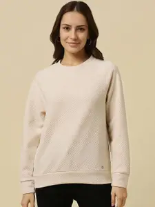 Allen Solly Woman Women Self Design Sweatshirt