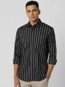 Van Heusen Sport Men Slim Fit Opaque Striped Casual Shirt