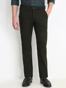 Allen Solly Men Mid-Rise Slim Fit Formal Trousers