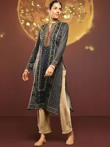 Lakshita Ethnic Motifs Printed Straight Kurta