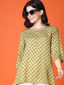 V-Mart  Women Geometric Printed Kurti