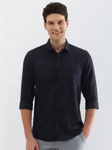 Allen Solly Men Slim Fit Floral Opaque Printed Casual Shirt